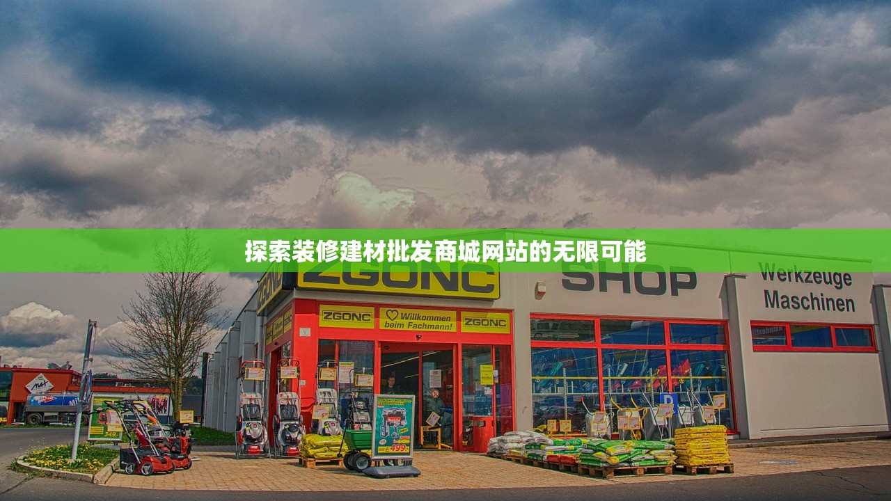 探索装修建材批发商城网站的无限可能