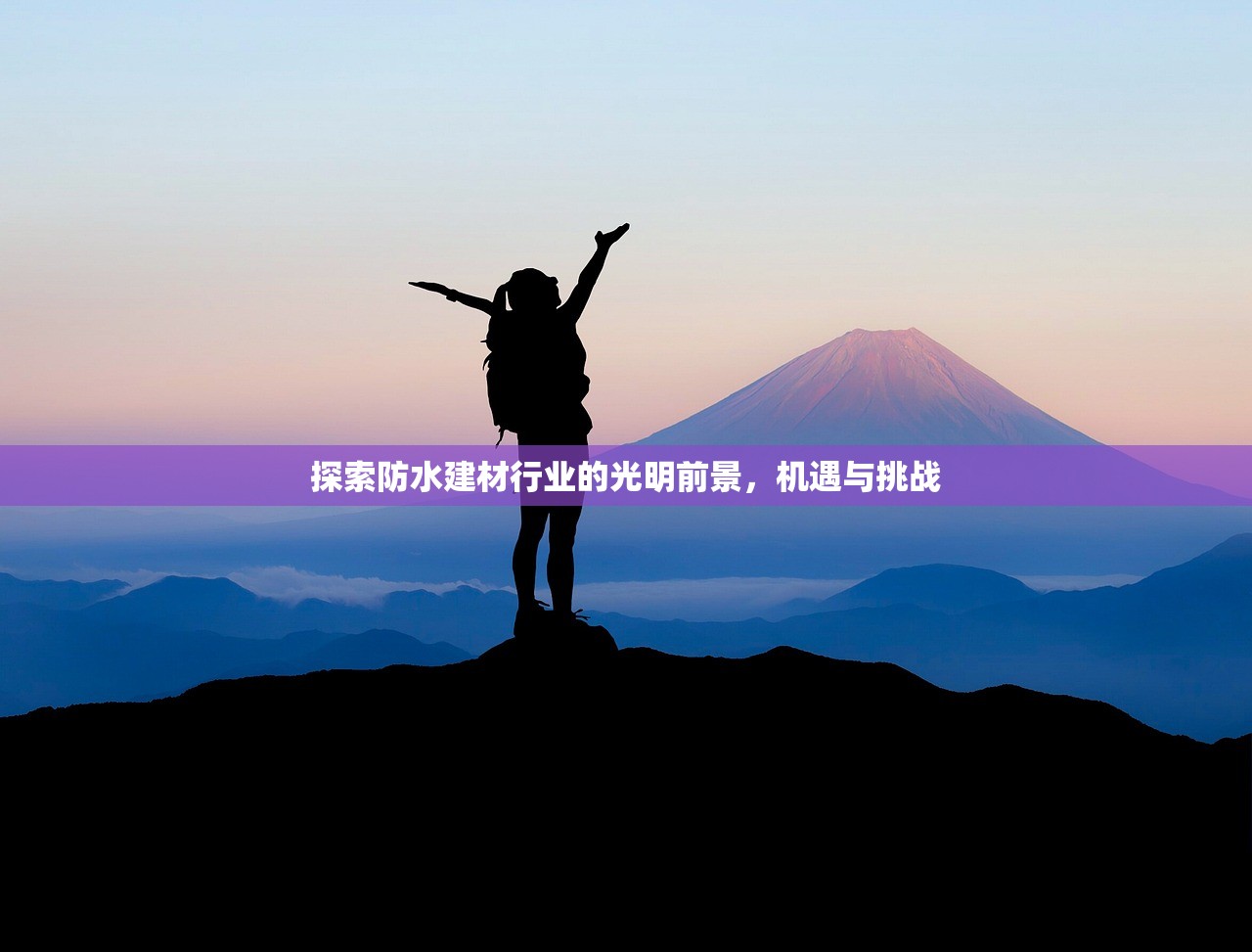 探索防水建材行业的光明前景，机遇与挑战