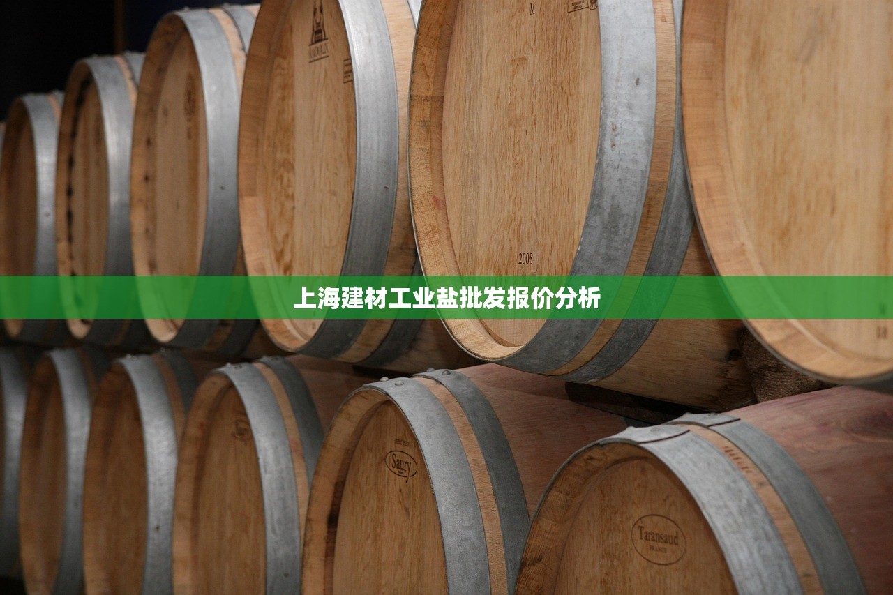 上海建材工业盐批发报价分析