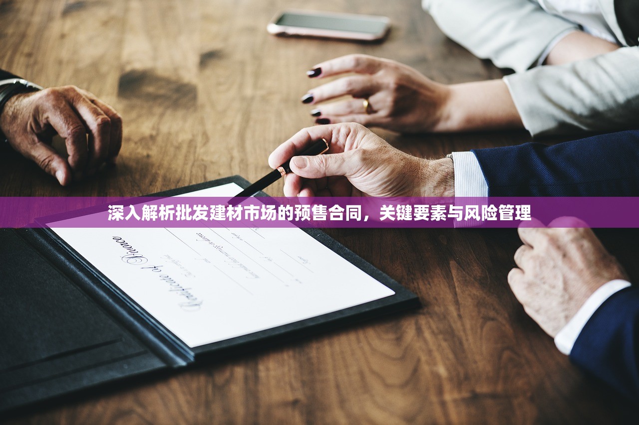 深入解析批发建材市场的预售合同，关键要素与风险管理